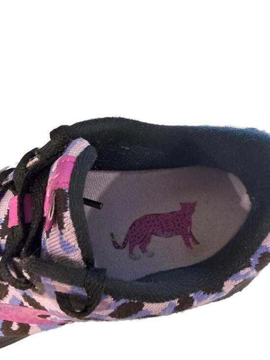 Brooks Women's Revel 5 Run Wild Collection Purple Leopard Print Running Shoes Si - Picture 2 of 8